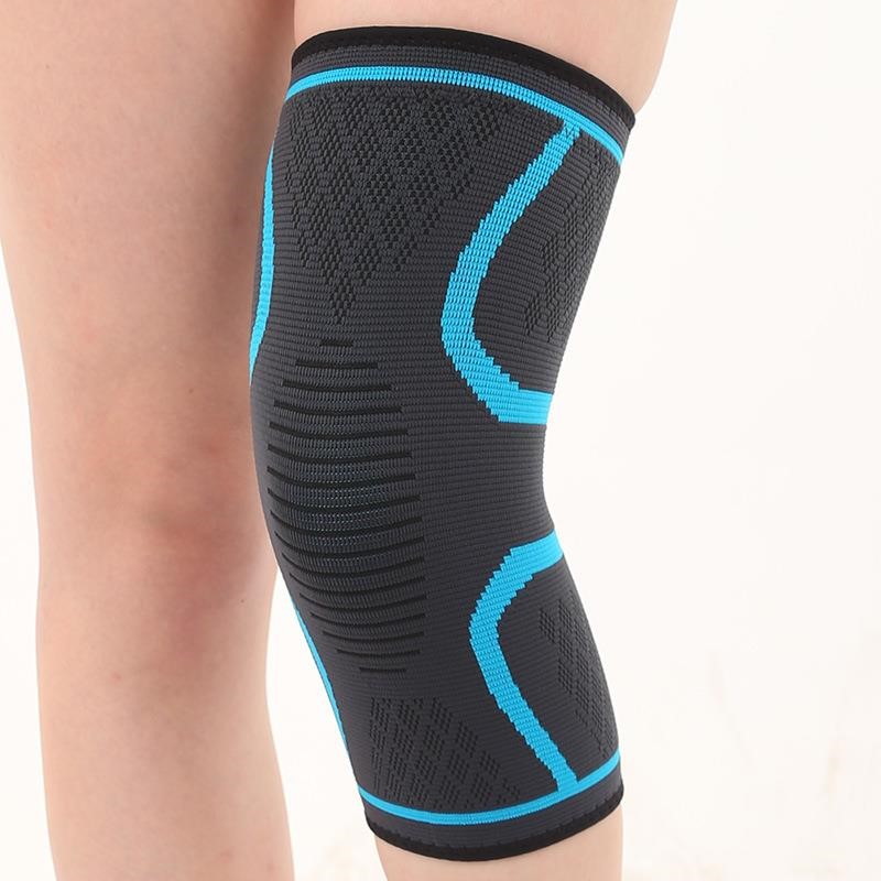 Sports Equipment Knee Support - スポーツ圧縮膝ヒップ二重波形シリコーン滑り止めニット膝バスケットボール通気性フィットネス機器のメンテナンス