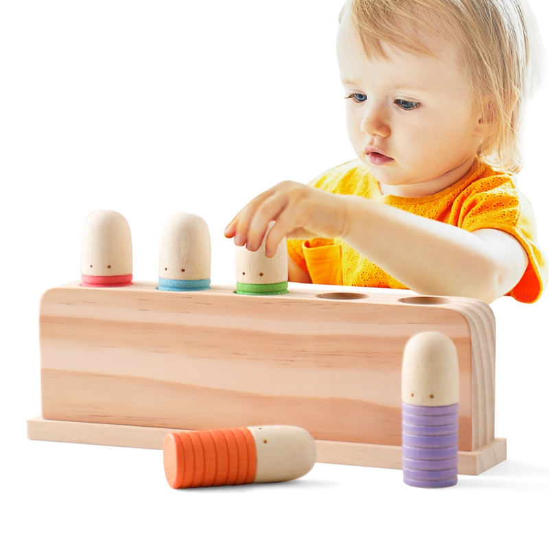 Sports Equipment For Kindergarten - 子供のための木製の顔の認識のおもちゃ,さまざまな色のトレーニング,認識と調整の組み合わせ,赤ちゃんのおもちゃ