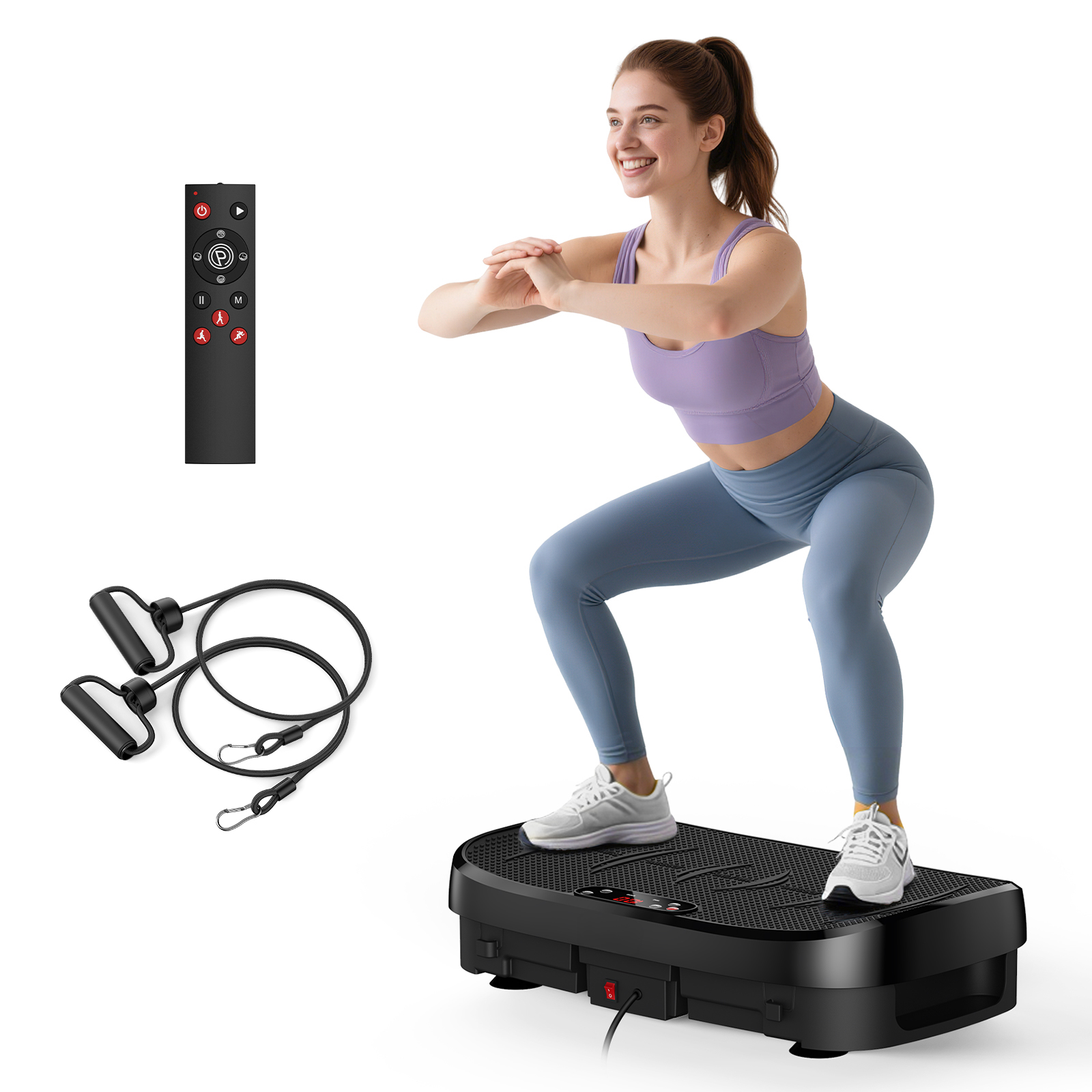 Sports Equipment Factory - 振動プレート脂肪燃焼フィットネスプラットフォーム全身120レベルホームジム機器減量筋肉リラックスエクササイズボード