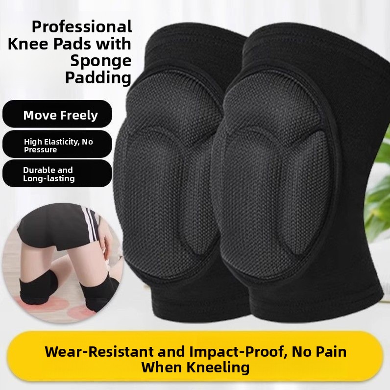 Sports Equipment Knee Support - 滑り止めスポーツ膝パッド、スポンジ保護具、サイクリング用、男性用、女性用、特殊用途の装備、バレーボール用膝サポート…