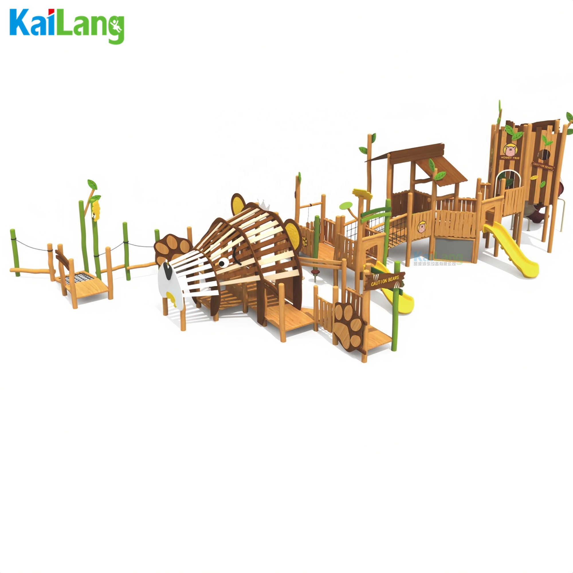Sports Equipment Factory - 高品質木製遊園地屋外スポーツ遊具、子供用木製レジャー遊具の工場直販