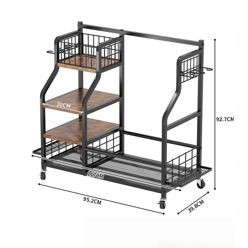 Sports Equipment Storage Rack - ゴルフボールディスプレイスタンド ボールバッグ整理ラック スポーツ用品収納ラック