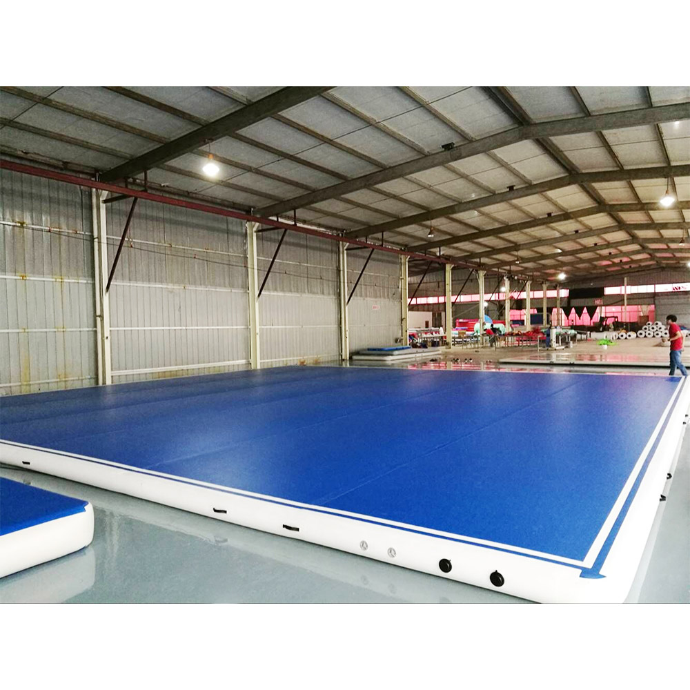 Gymnastics Beam Floor - エアフロアスクエアインフレータブルジャンプパッドタンブリングマット体操エアトラックエアトリックプロ