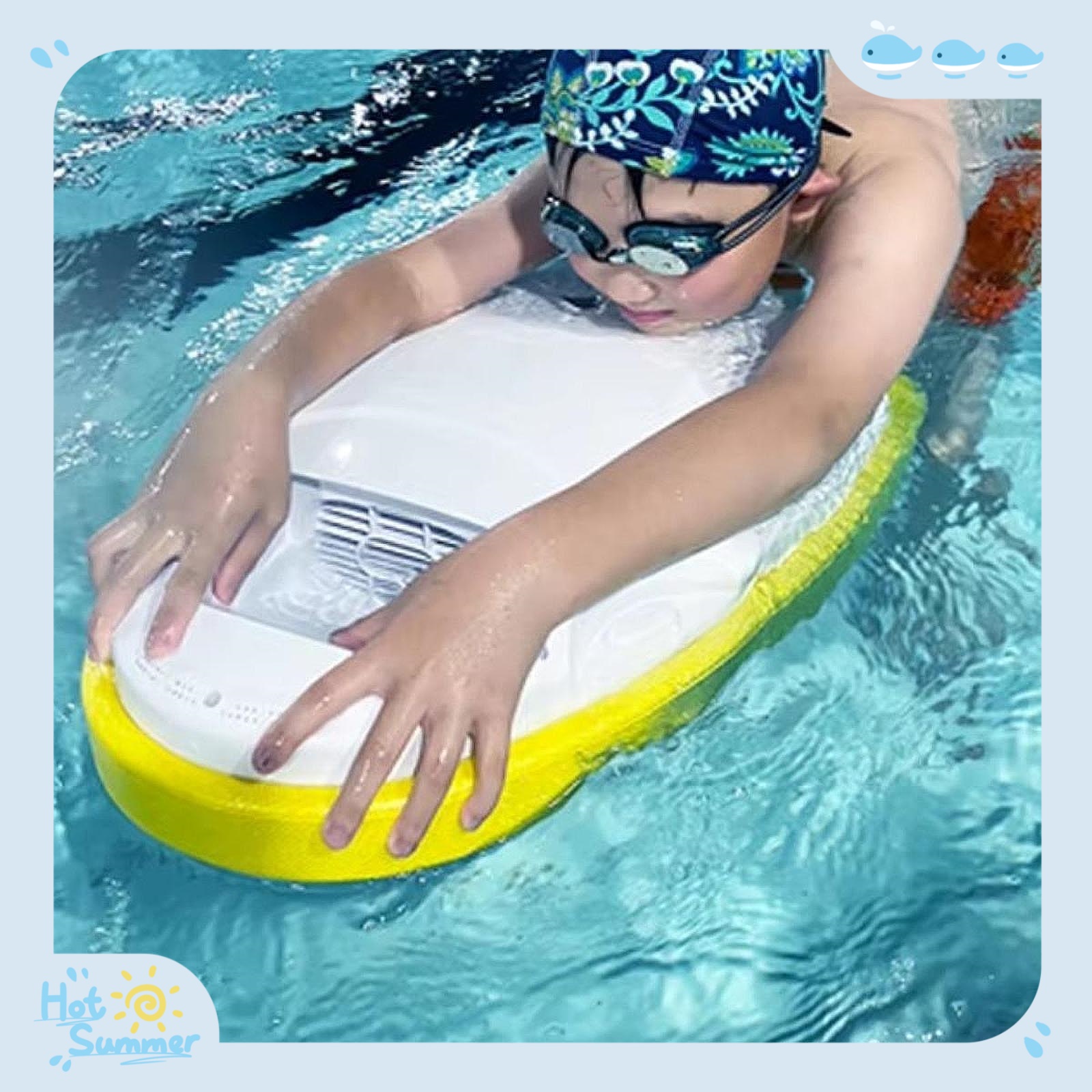 Sports Equipment For Kindergarten - 電動水泳キックボード 初心者向け 親子 水遊び スポーツ スクーター