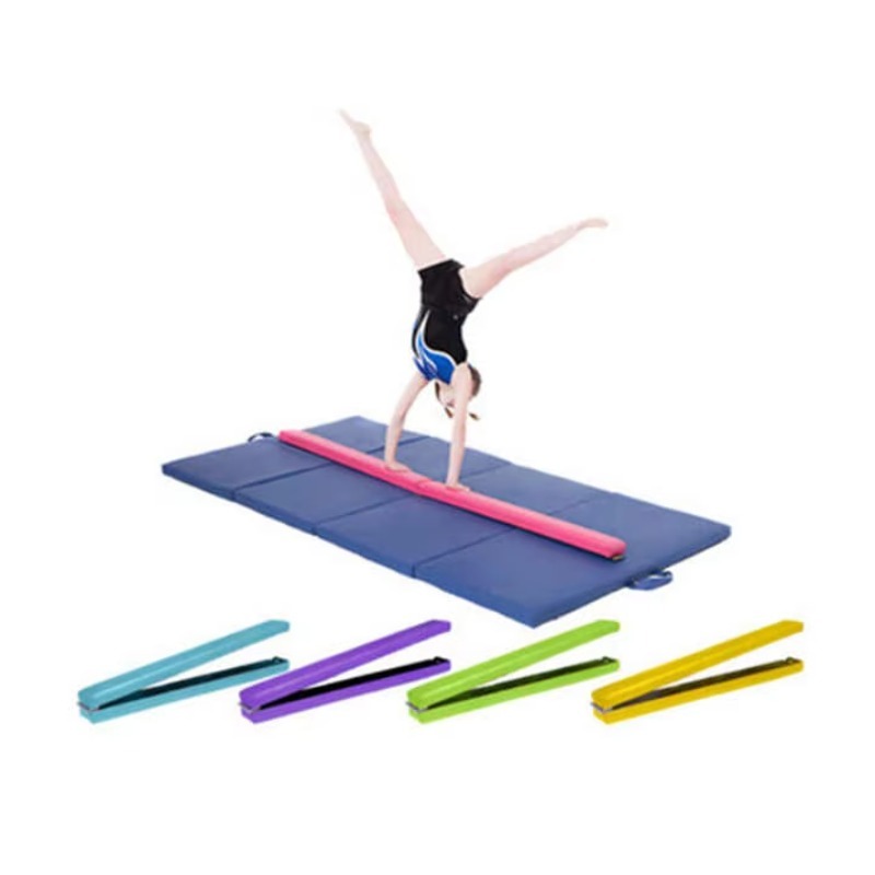 スポーツ折りたたみ式バランスビーム、あらゆる年齢層向けの床体 - Gymnastics Beam Floor のレビューと価格