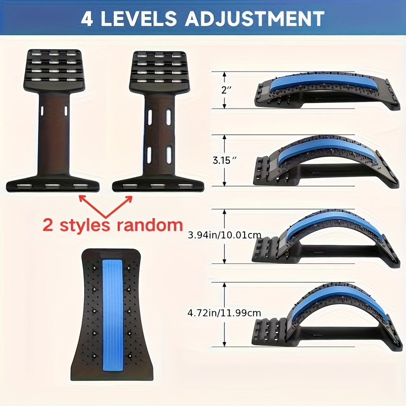 3段階背筋矯正器姿勢矯正ランバーサポートオフィス車自宅ジム用 - Sports Equipment Factory のレビューと価格