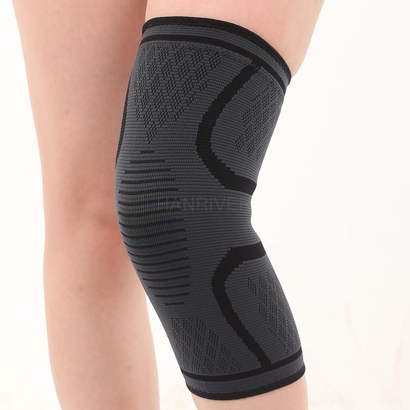 スポーツ圧縮膝ヒップ二重波形シリコーン滑り止めニット膝バスケ - Sports Equipment Knee Support のレビューと価格
