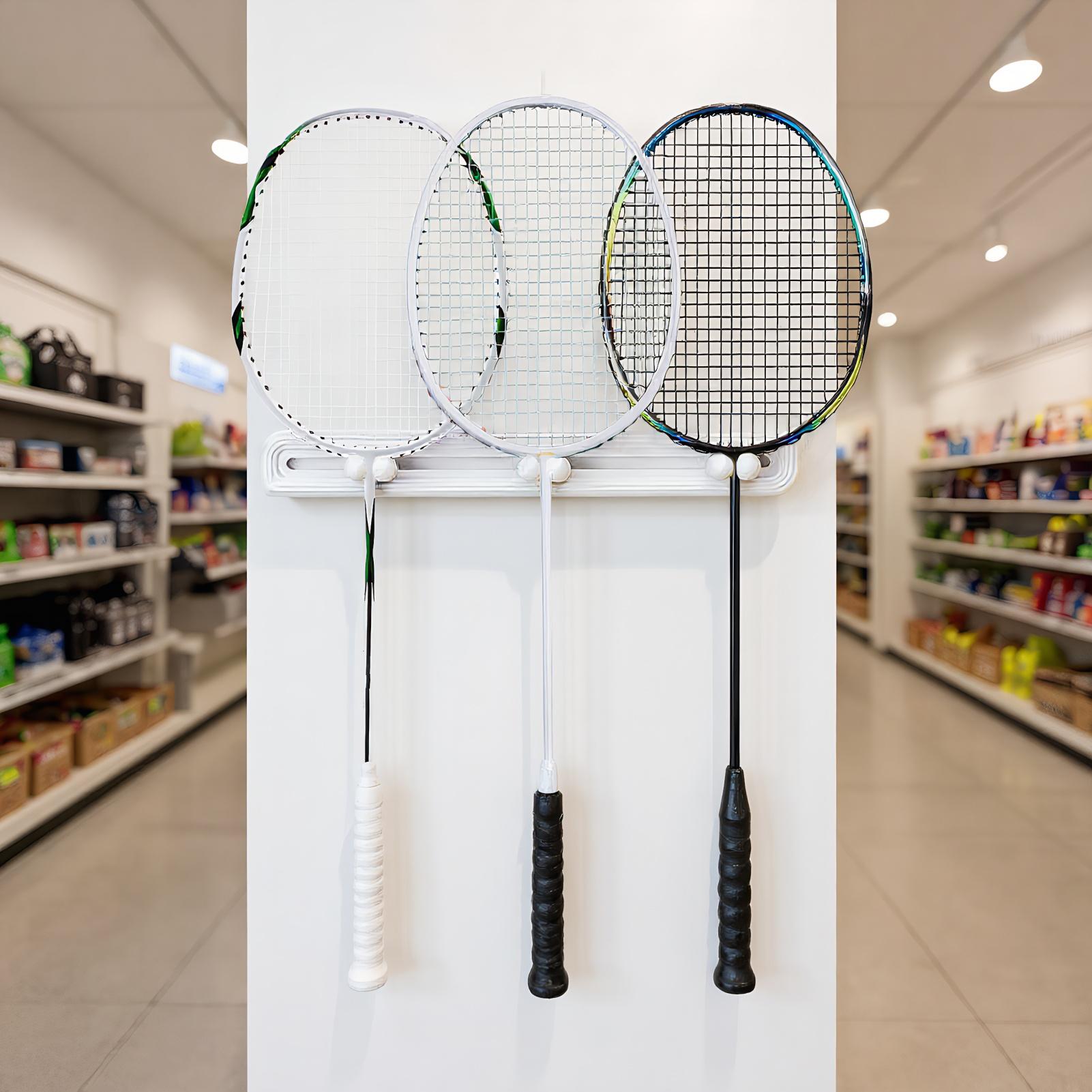 ラケットオーガナイザーラケット収納ラックスライドフック壁掛け - Sports Equipment Storage Rack のレビューと価格