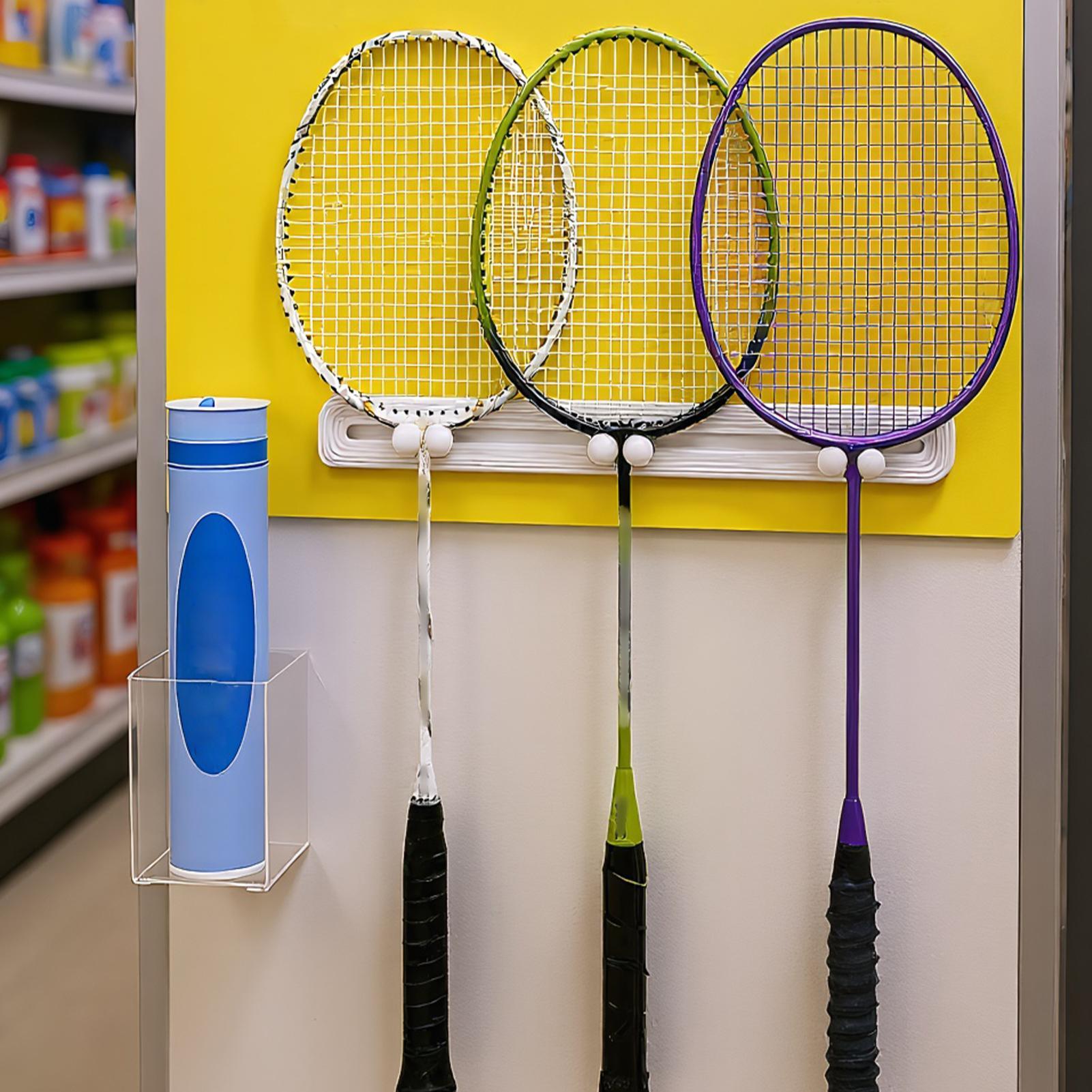 ラケットオーガナイザーラケット収納ラックスライドフック壁掛け - Sports Equipment Storage Rack のレビューと価格