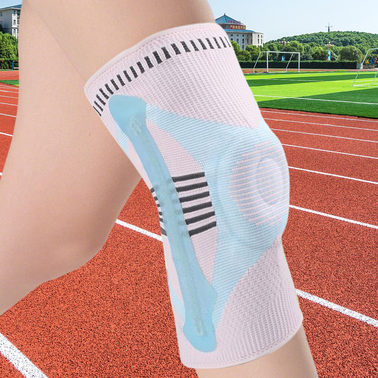 男性用膝ブレース スポーツ膝サポートスリーブ アウトドアアス - Sports Equipment Knee Support のレビューと価格