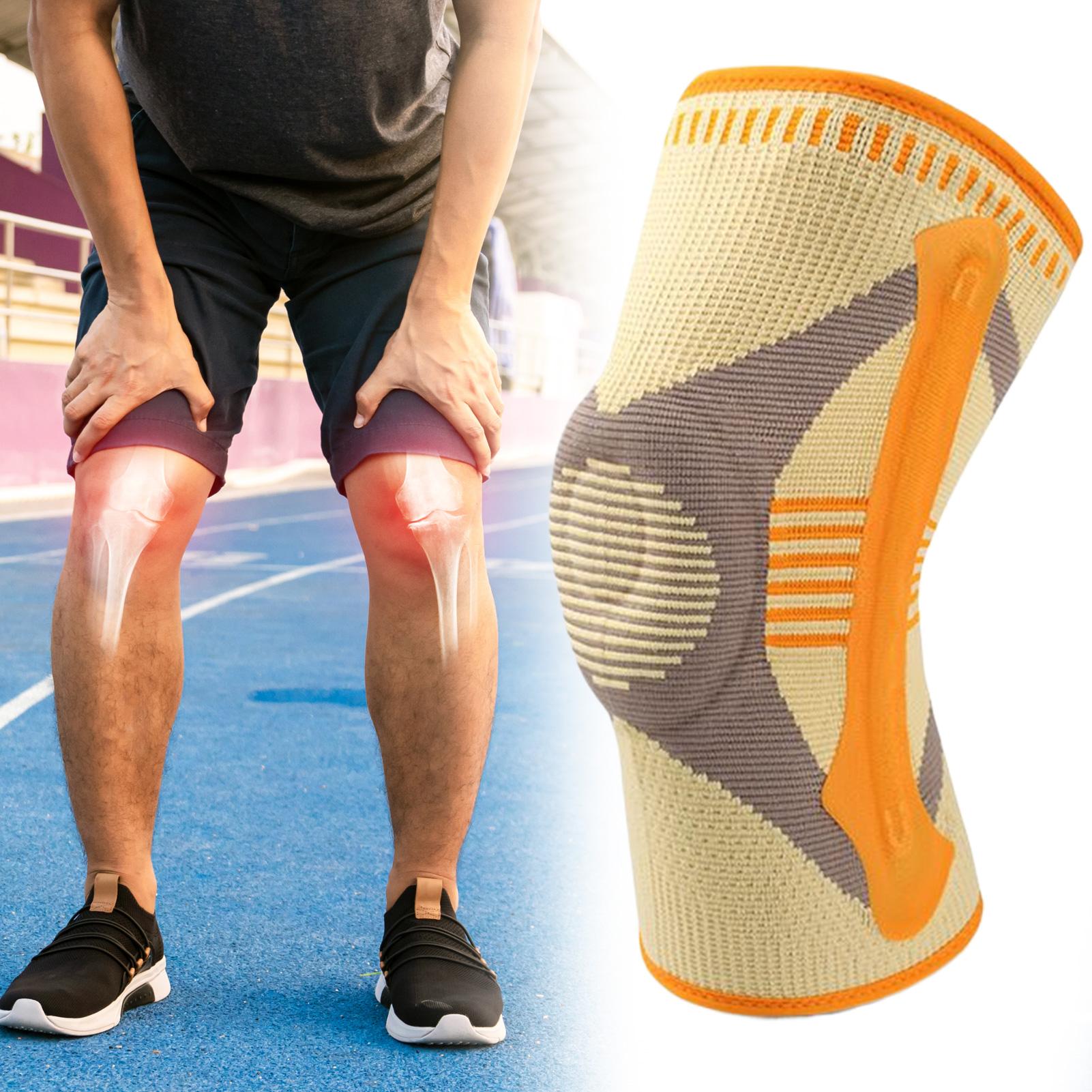 男性用膝ブレース スポーツ膝サポートスリーブ アウトドアアス - Sports Equipment Knee Support のレビューと価格