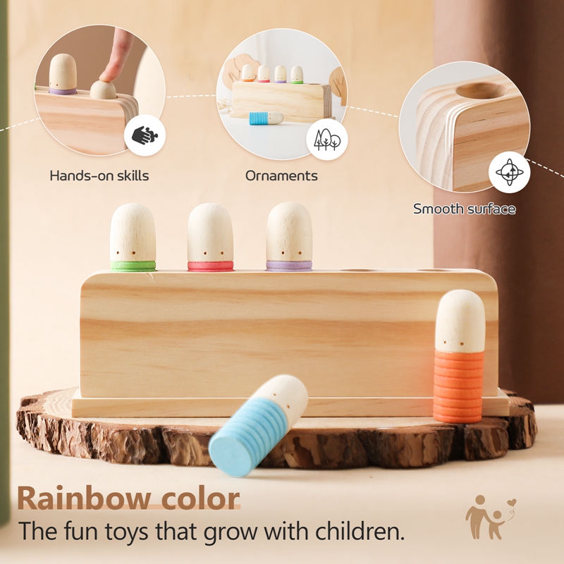 子供のための木製の顔の認識のおもちゃ,さまざまな色のトレーニ - Sports Equipment For Kindergarten のレビューと価格