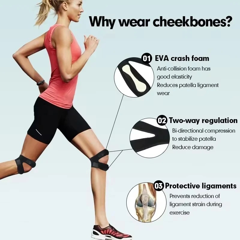 1PC 膝保護フィットネス機器 - エクササイズやスポーツの - Sports Equipment Knee Support のレビューと価格