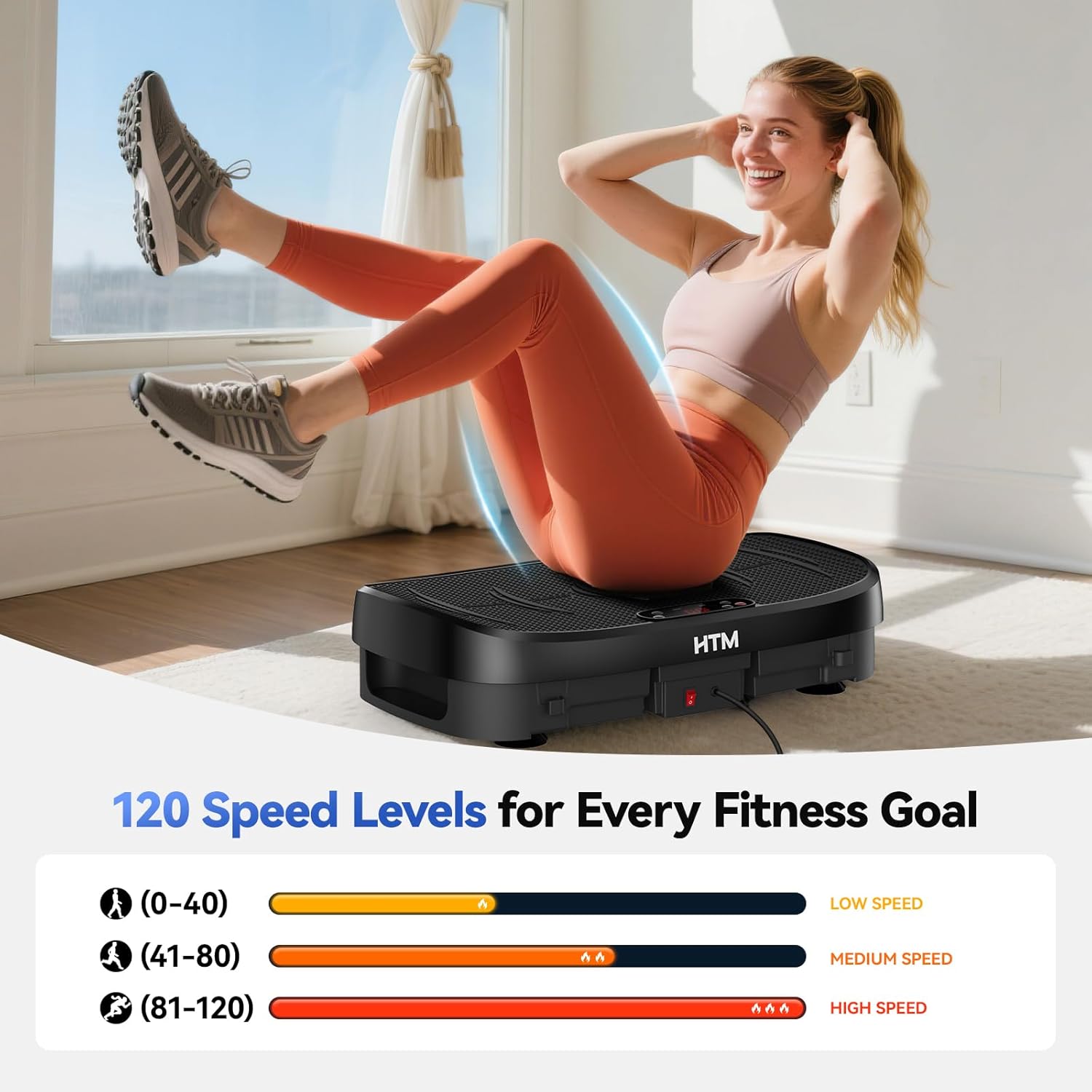 振動プレート脂肪燃焼フィットネスプラットフォーム全身120レ - Sports Equipment Factory のレビューと価格