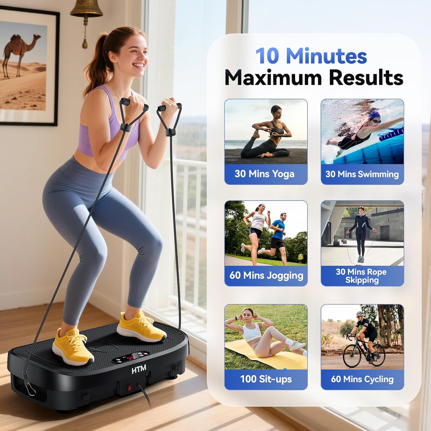振動プレート脂肪燃焼フィットネスプラットフォーム全身120レ - Sports Equipment Factory のレビューと価格