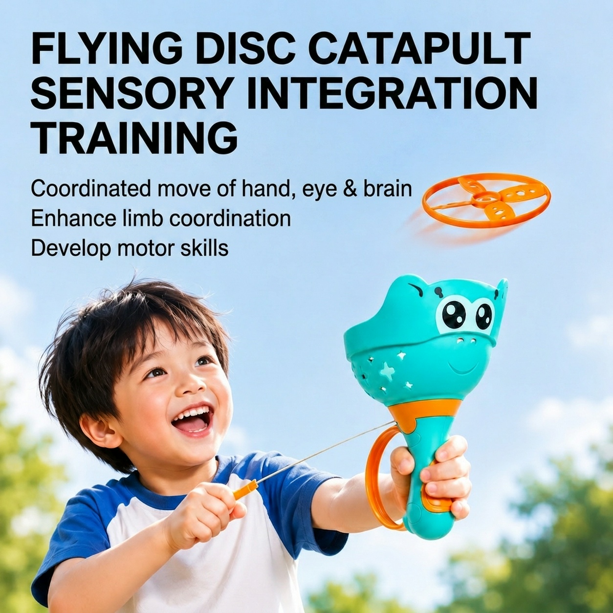 Mquduo フライングディスクカタパルトランチャートイ 子 - Sports Equipment For Kindergarten のレビューと価格