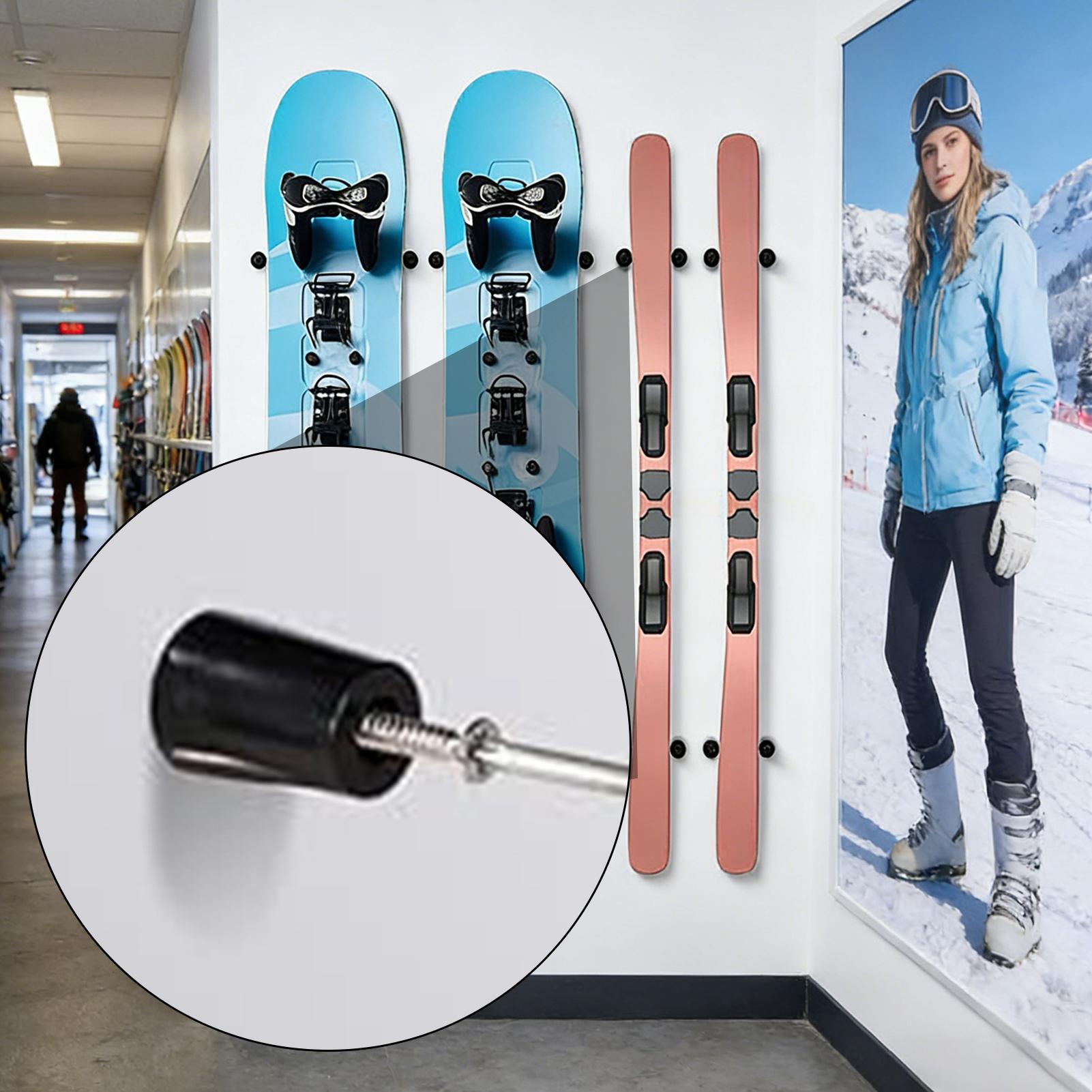 スキー壁掛けラック 垂直スノーボード収納 スキー収納 ガレー - Sports Equipment Shop のレビューと価格