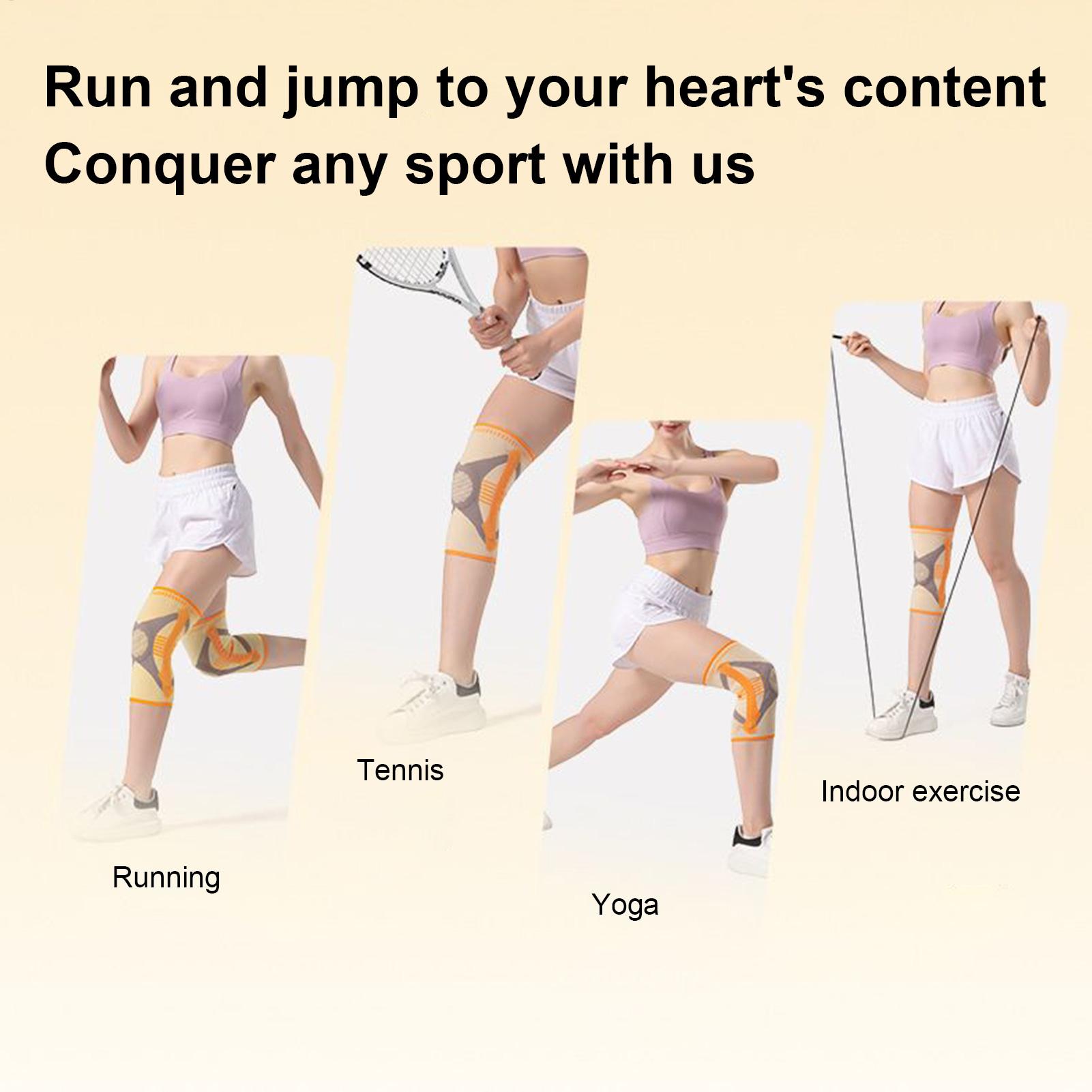 膝ブレース男性用大人スポーツ膝サポートスタビライザー吸湿発散 - Sports Equipment Knee Support のレビューと価格