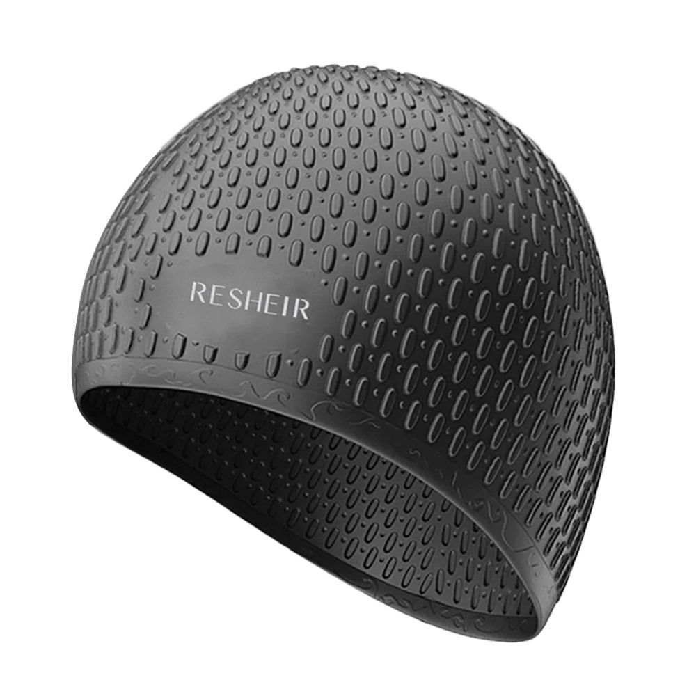 弾性夏水泳キャップ防水快適なシリコーン水泳帽子プロフェッショ - Swim Cap Silicone のレビューと価格