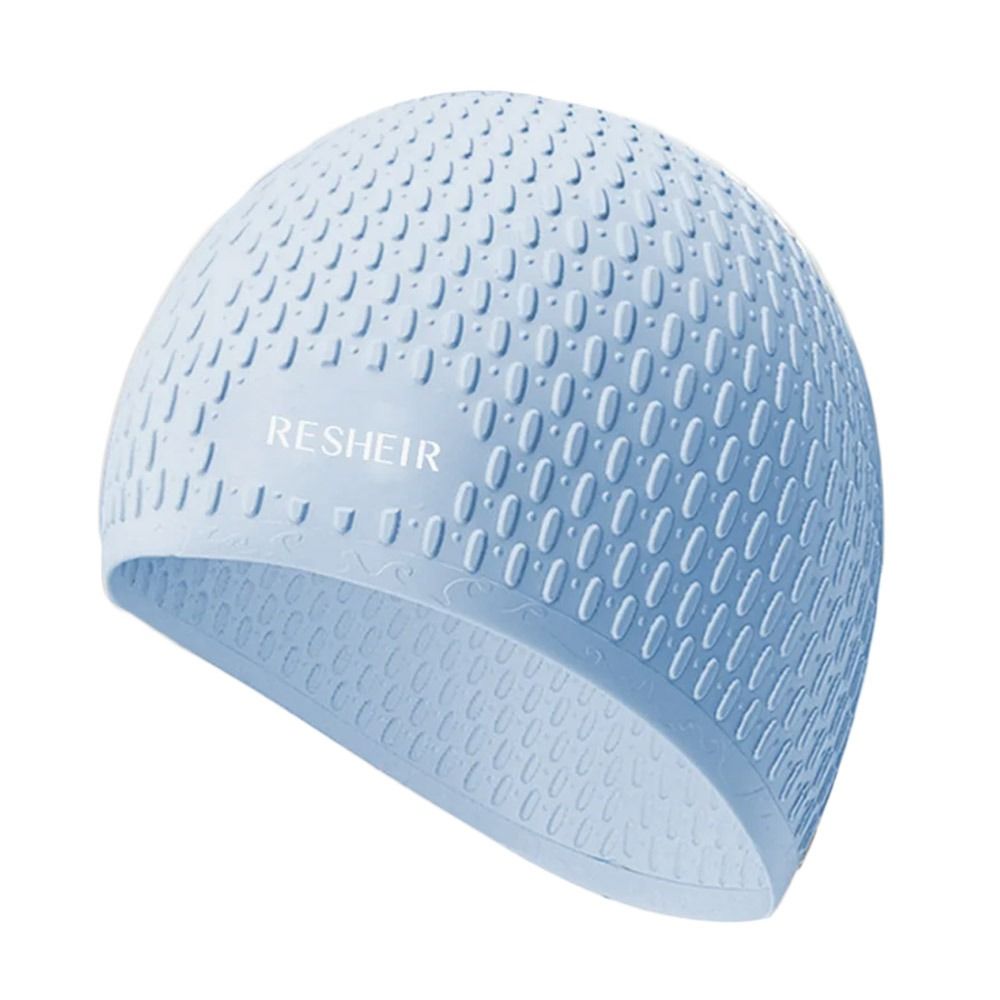 弾性夏水泳キャップ防水快適なシリコーン水泳帽子プロフェッショ - Swim Cap Silicone のレビューと価格