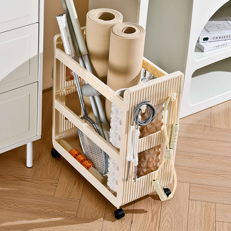 多機能トロリー収納ラック、ヨガマットホルダー、スポーツ用品、 - Sports Equipment Cart のレビューと価格