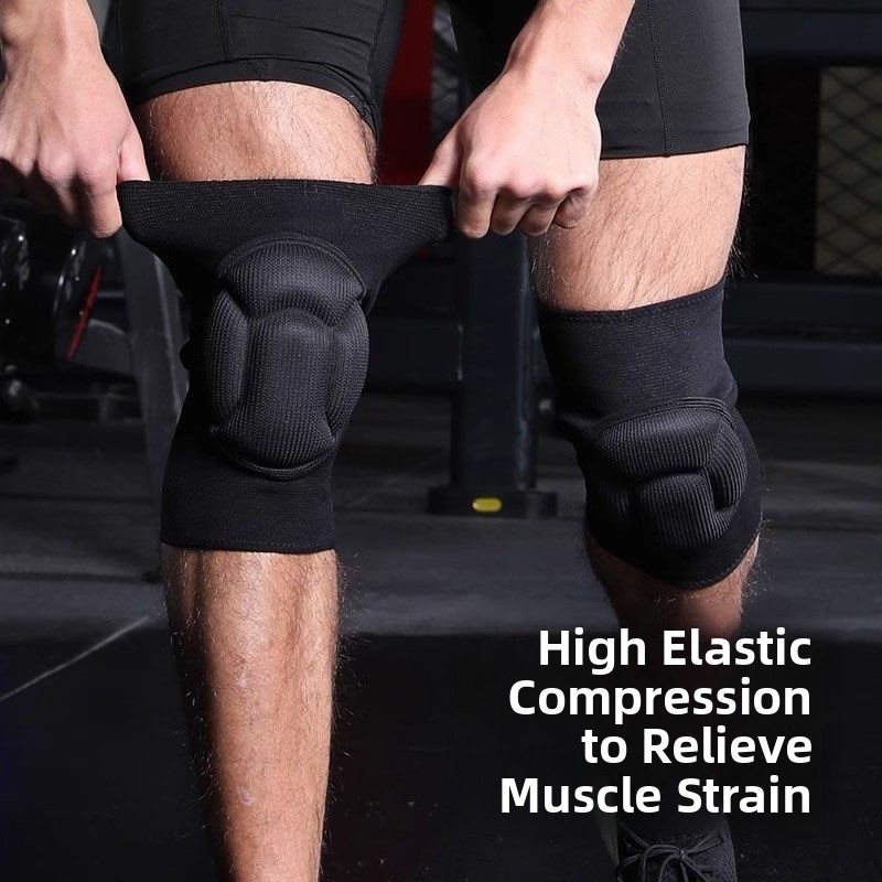 滑り止めスポーツ膝パッド、スポンジ保護具、サイクリング用、男 - Sports Equipment Knee Support のレビューと価格
