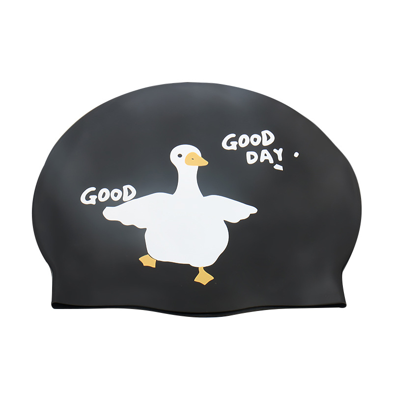 子供用シリコーン漫画水泳キャップ防水女の子プロフェッショナル - Swim Cap Silicone のレビューと価格