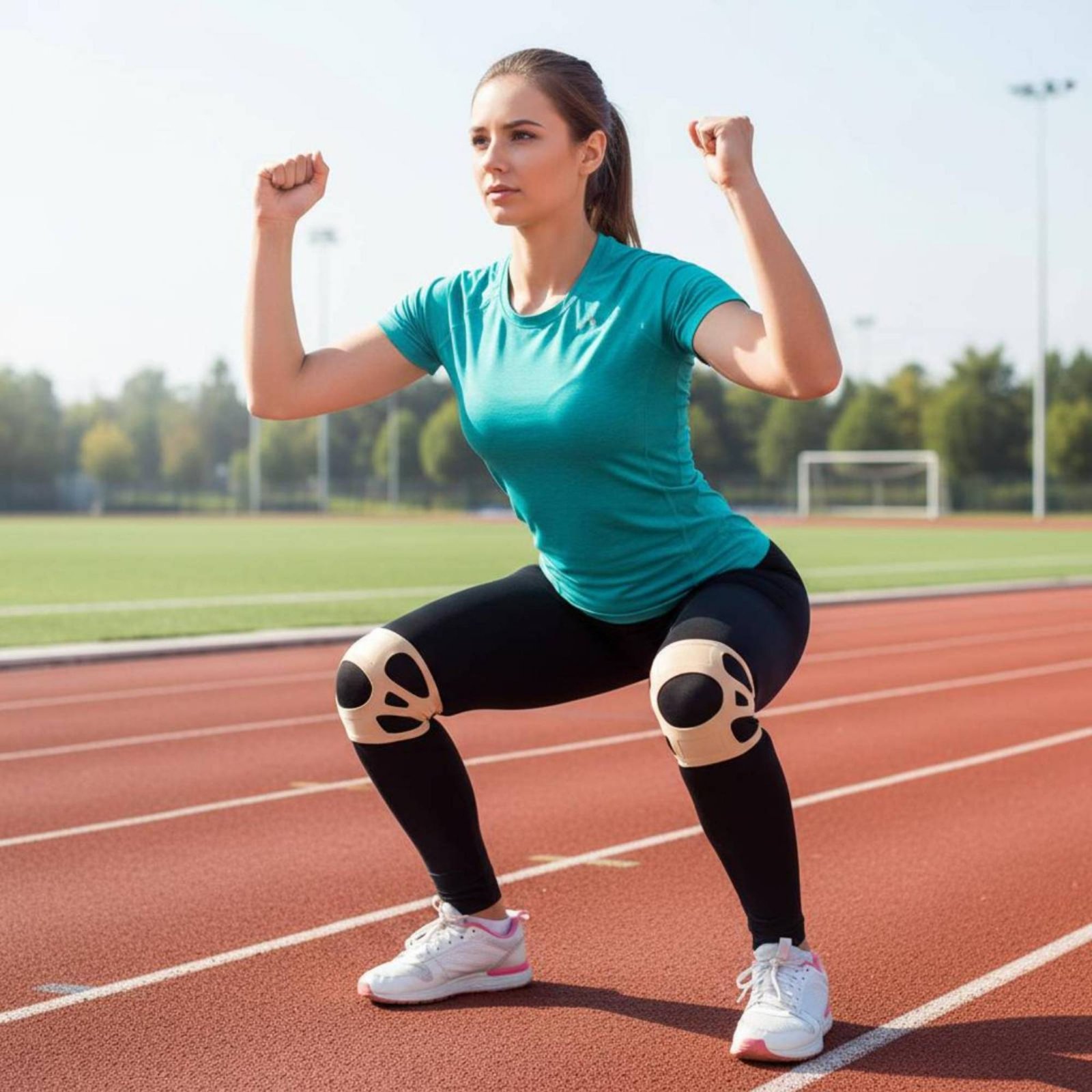 シリコン膝サポーター オールシーズン着用 薄型スポーツ膝スリ - Sports Equipment Knee Support のレビューと価格