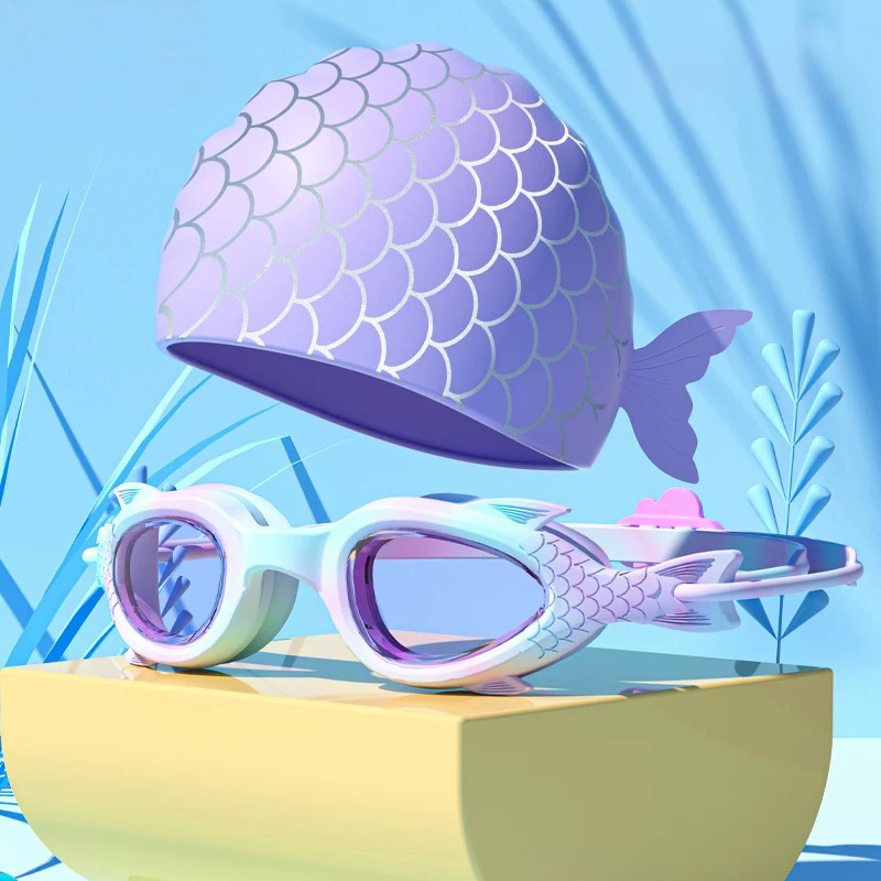 子供用スイミングゴーグル；防水・曇り止めシリコンスイミングキ - Swim Cap Silicone のレビューと価格