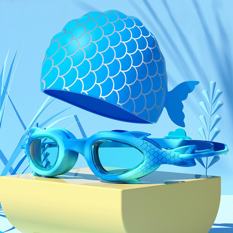 子供用スイミングゴーグル；防水・曇り止めシリコンスイミングキ - Swim Cap Silicone のレビューと価格