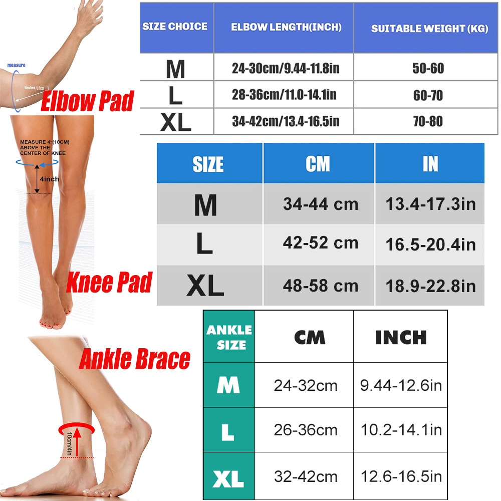 6個/セット オールシーズン対応スポーツ安全装備、膝パッド、 - Sports Equipment Knee Support のレビューと価格