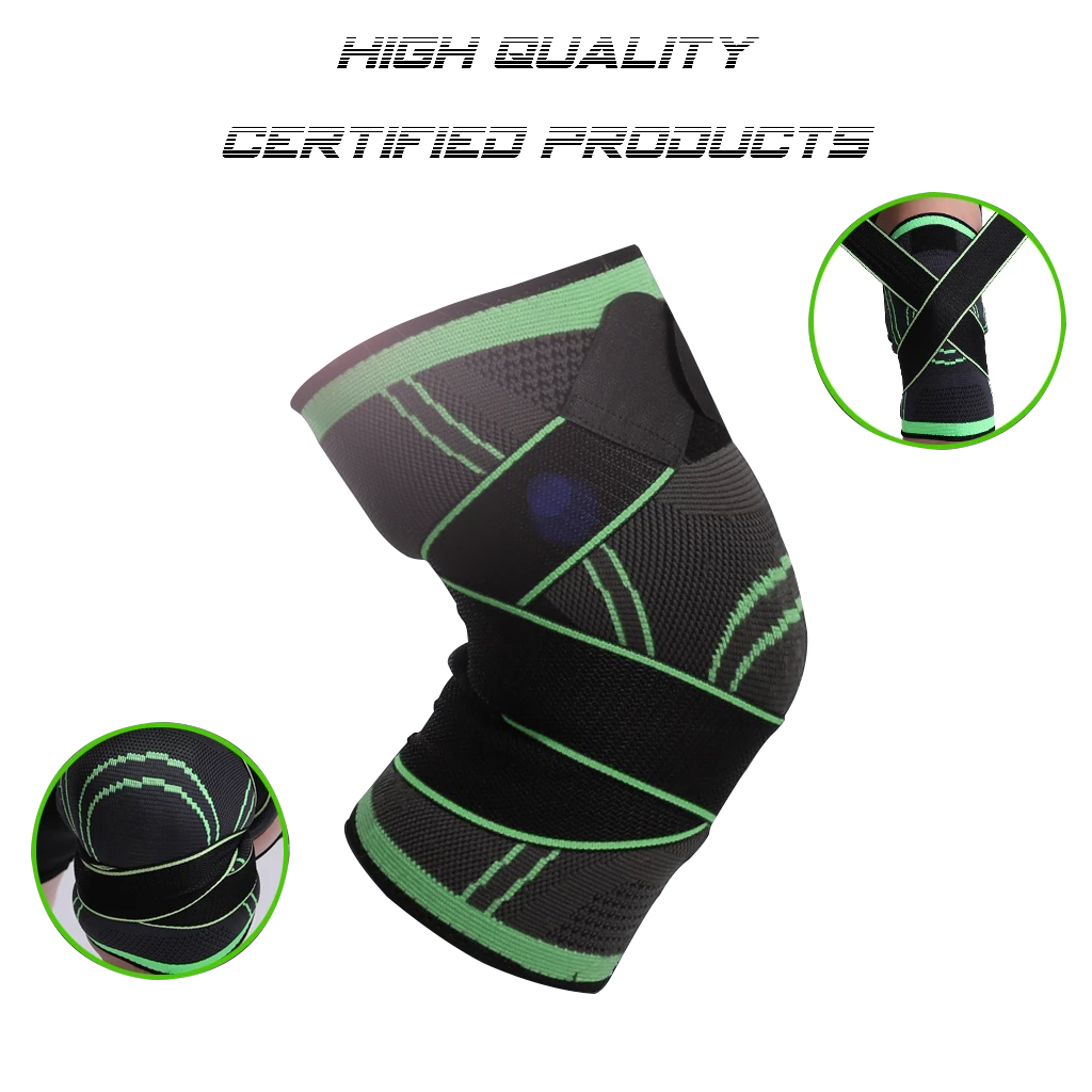 1 個のスポーツメンズ圧縮膝ブレース弾性サポートパッド膝パッ - Sports Equipment Knee Support のレビューと価格