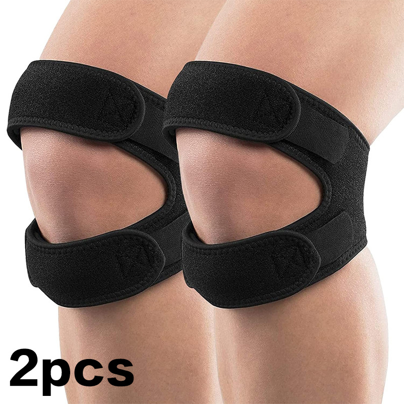 2個入り膝ブレース、調節可能な膝パッド、膝サポートスポーツ用 - Sports Equipment Knee Support のレビューと価格