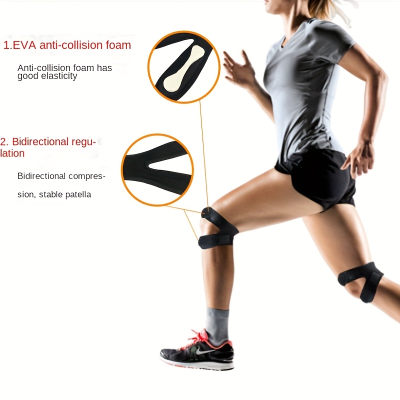 2個入り膝ブレース、調節可能な膝パッド、膝サポートスポーツ用 - Sports Equipment Knee Support のレビューと価格