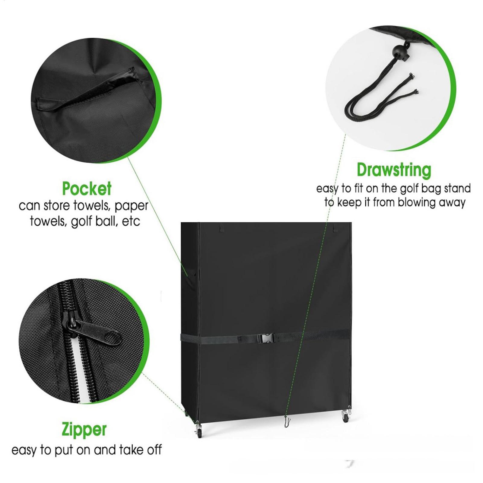 ゴルフバッグ収納ラックカバーオックスフォードプロテクターゴル - Sports Equipment Storage Rack のレビューと価格