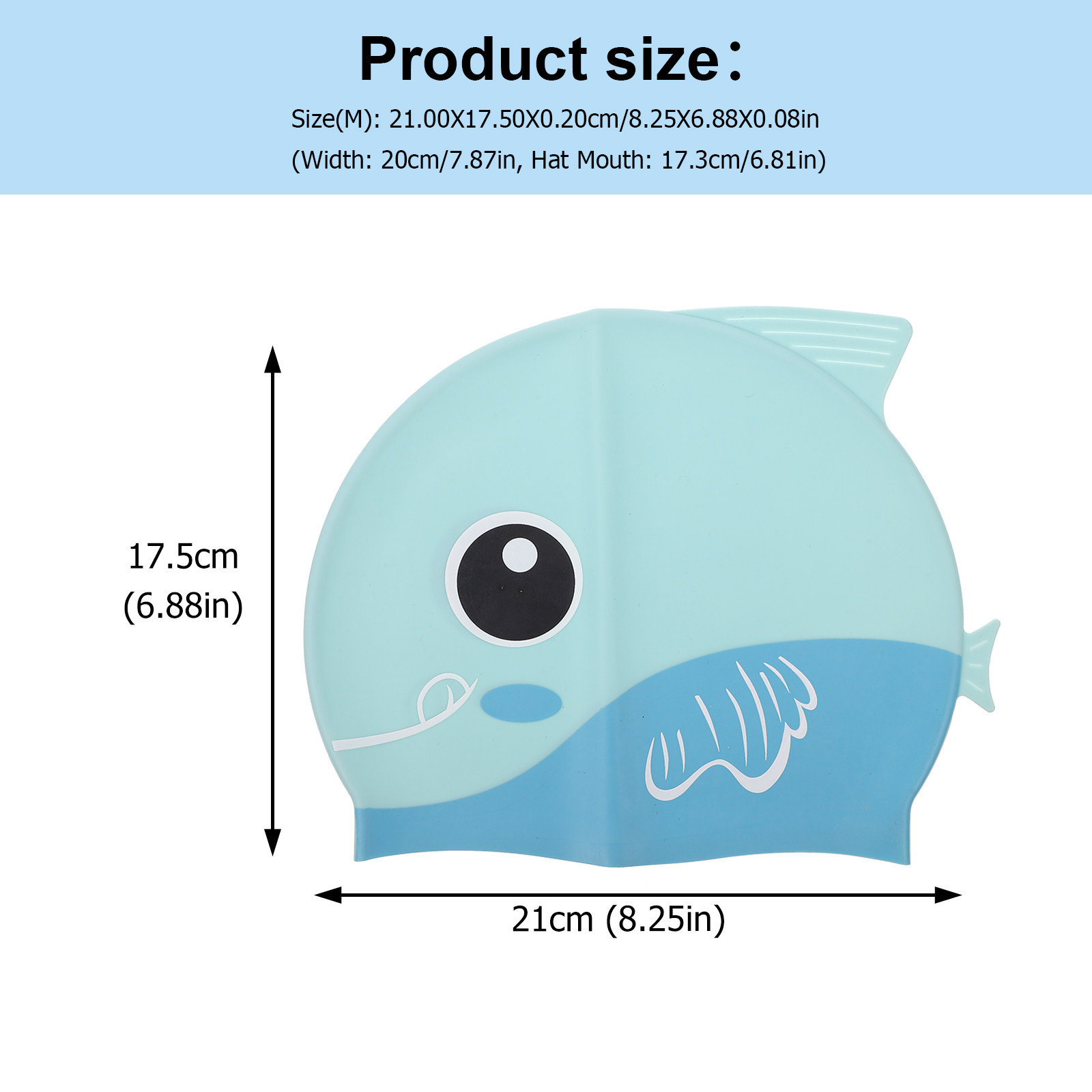 シリコーン水泳キャップ漫画子供用帽子拡張つば防水軽量柔軟で快 - Swim Cap Silicone のレビューと価格