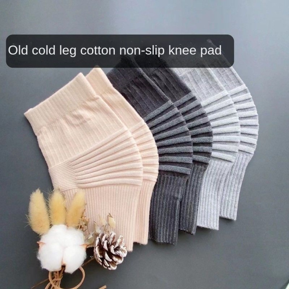 暖かい綿スポーツ膝パッドヌードブラックグレー弾性弾性サポート - Sports Equipment Knee Support のレビューと価格