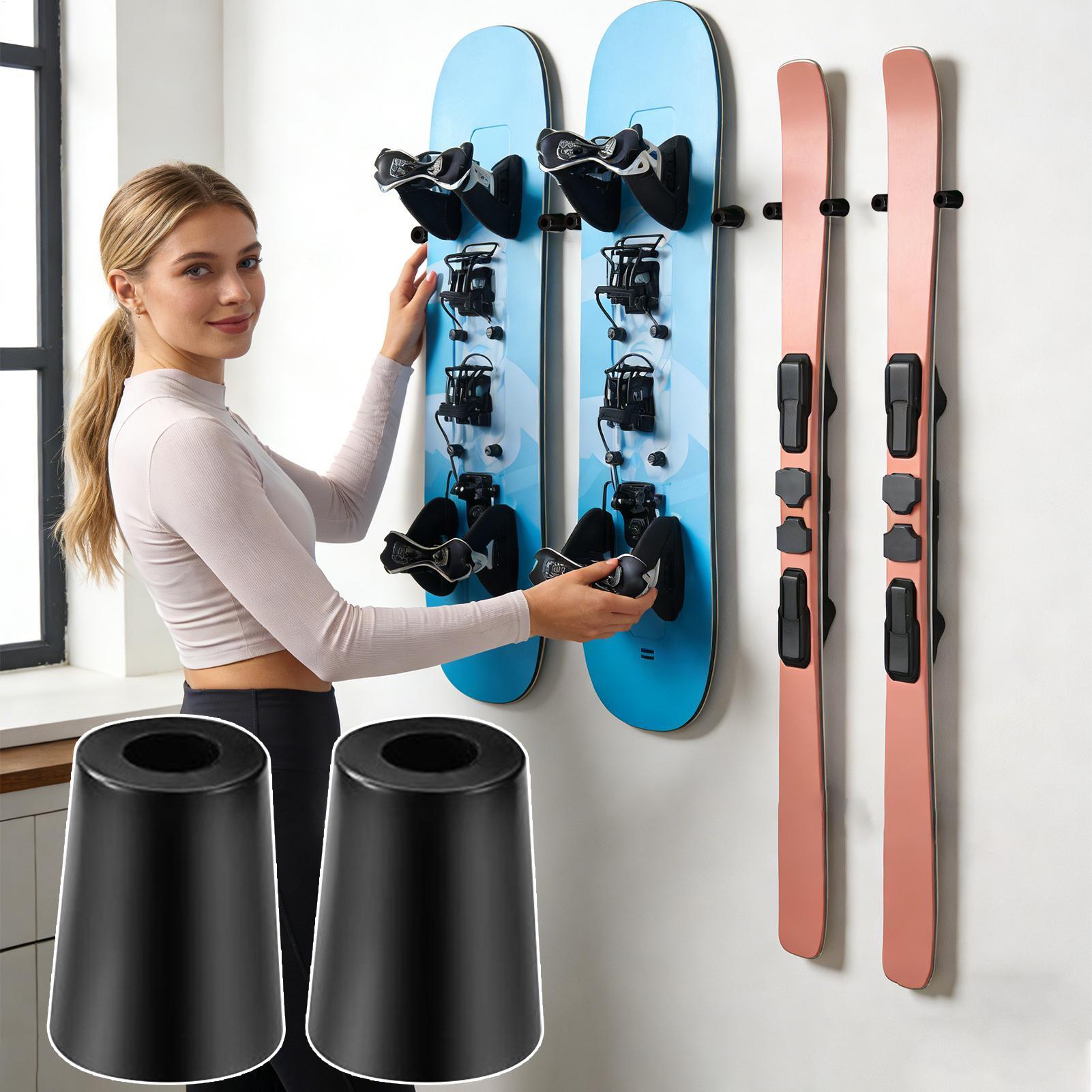 スキー壁掛け式垂直スノーボードギアハンガー スキー収納 ガレ - Sports Equipment Shop のレビューと価格