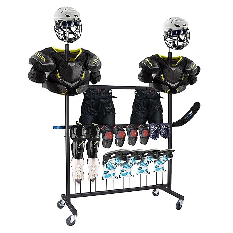 カスタムストアフロアスポーツ用品ラグビーヘルメットアイスホッ - Sports Equipment Storage Rack のレビューと価格