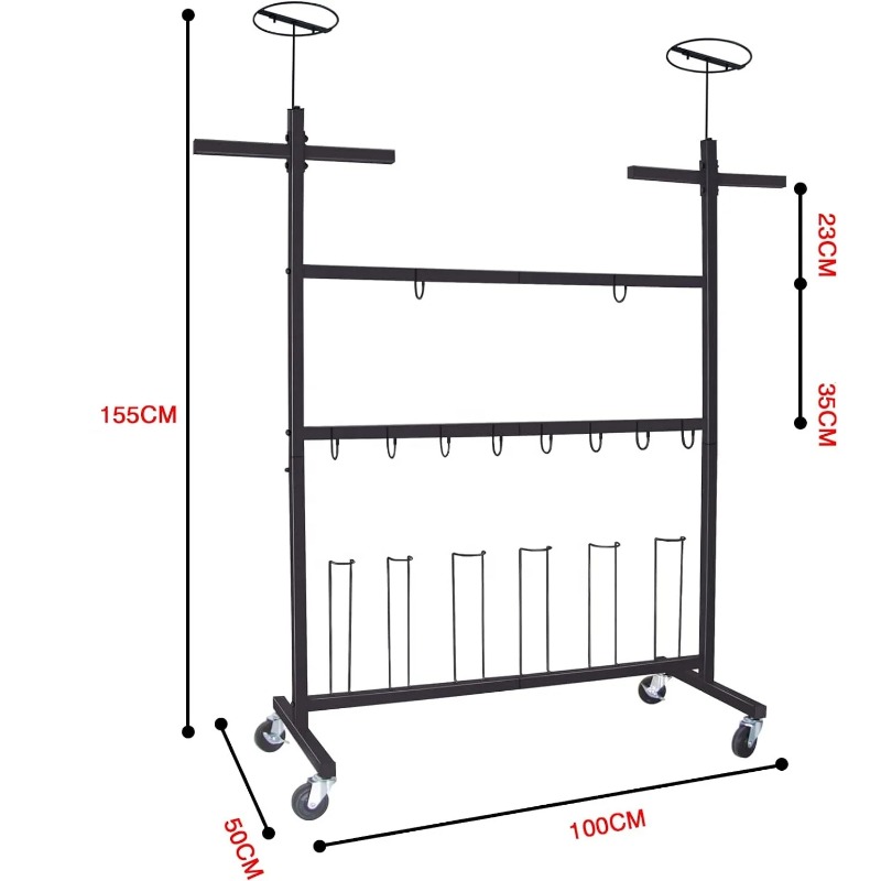 カスタムストアフロアスポーツ用品ラグビーヘルメットアイスホッ - Sports Equipment Storage Rack のレビューと価格