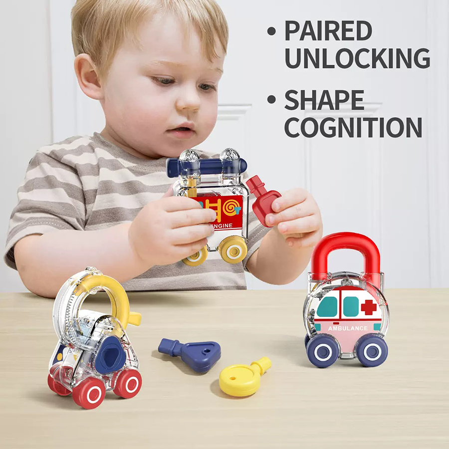 モンテッソーリの鍵合わせロックおもちゃの車、思考力と論理力を - Sports Equipment For Kindergarten のレビューと価格