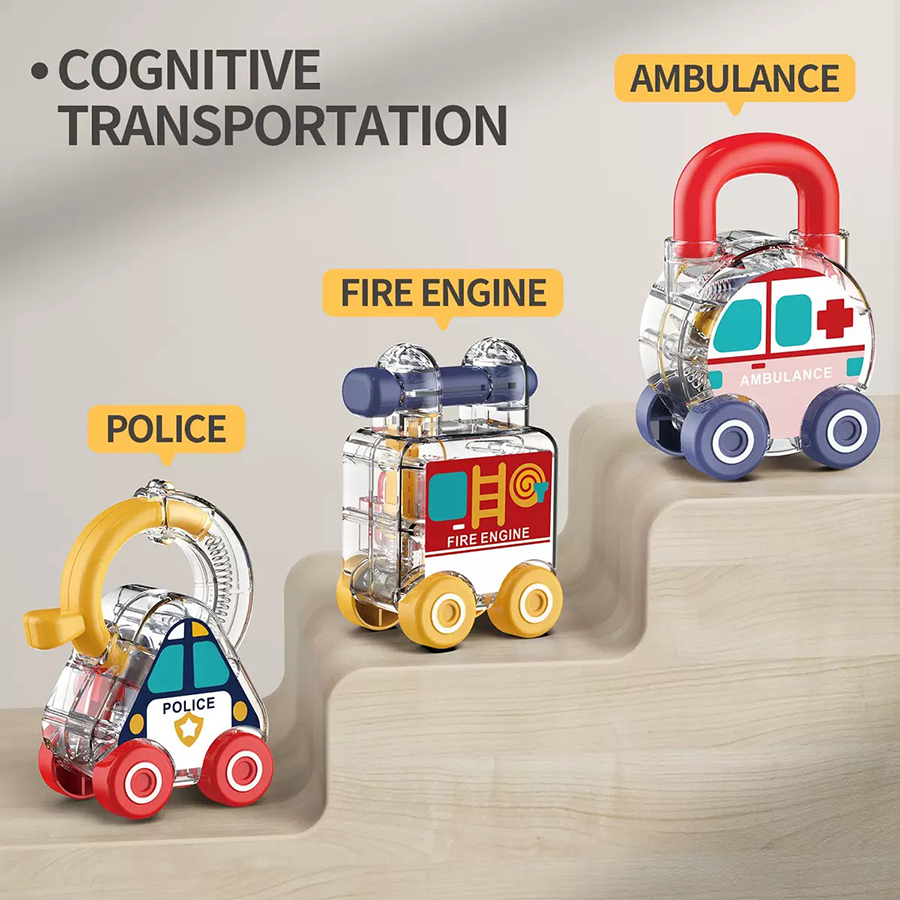 モンテッソーリの鍵合わせロックおもちゃの車、思考力と論理力を - Sports Equipment For Kindergarten のレビューと価格