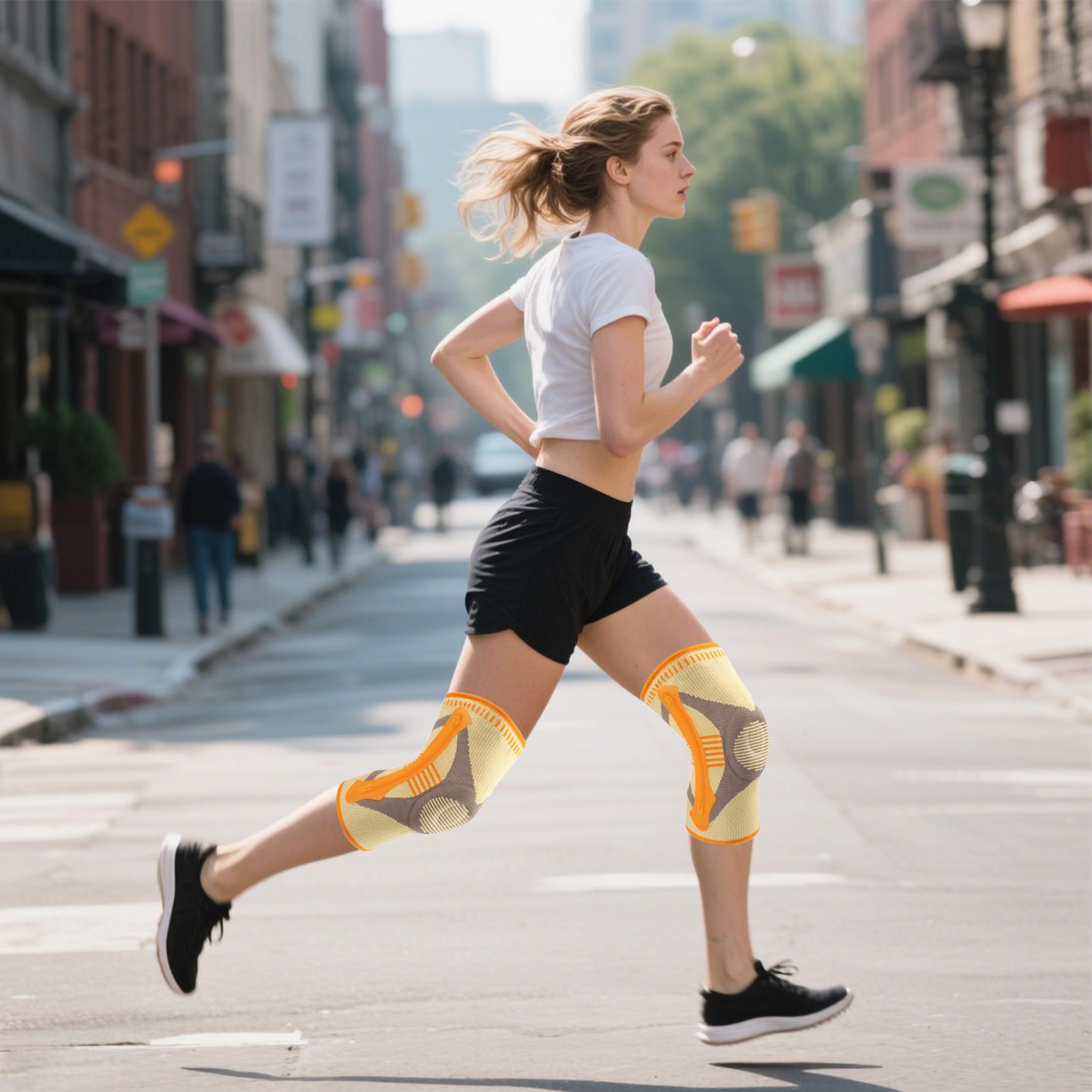 膝ブレース男性用大人スポーツ膝サポートスタビライザー弾性スリ - Sports Equipment Knee Support のレビューと価格